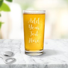 Add Your Own Message Pint Glass