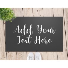 Add Your Own Message Door Mat