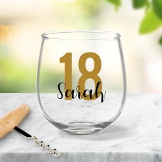 Age Stemless Wine Glass