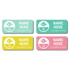 Pastels Allergy Labels