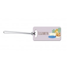 My Adventure - Fishing Girl Bag Tag