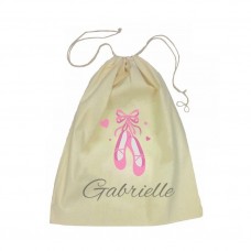 Ballet Shoes Drawstring Bag