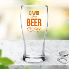 Beer O'Clock Standard Beer Glass