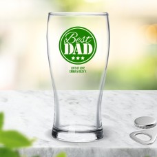 Best Dad Standard Beer Glass