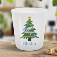 Blue Christmas Kids Cup