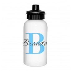 Blue Monogram Drink Bottle