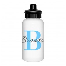 Blue Monogram Drink Bottle