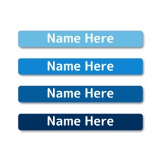 Blues Mini Name Label