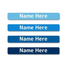 Blues Mini Name Label