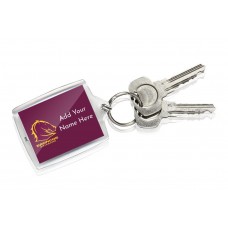 NRL Broncos Keyring