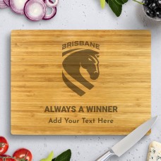 Broncos NRL Bamboo Cutting Board