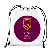 NRL Broncos Drawstring Sports Bag