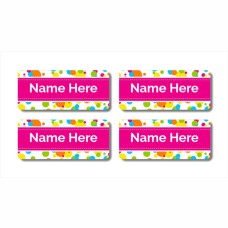 Bubbles Rectangle Name Label