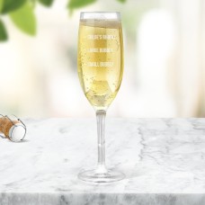 Bubbly Champagne Glass