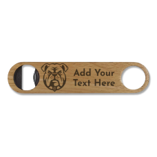 NRL Bulldogs Wooden Bottle Opener