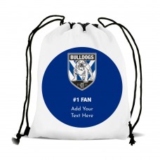 NRL Bulldogs Drawstring Sports Bag
