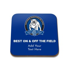 NRL Bulldogs Square Coaster
