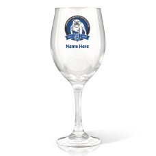 NRL Bulldogs Wine Glass