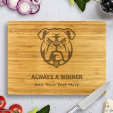 Bulldogs NRL Bamboo Cutting Board