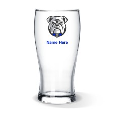 NRL Bulldogs Standard Beer Glass