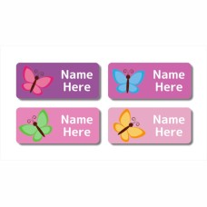Butterfly Rectangle Name Label