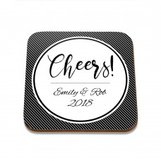 Cheers Square Coaster