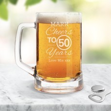 Cheers Glass Beer Mug