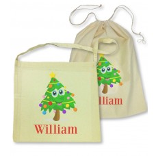 Christmas Tree Library Bag