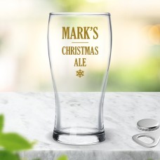 Christmas Ale Standard Beer Glass