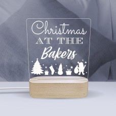 Christmas Personalised Night Light