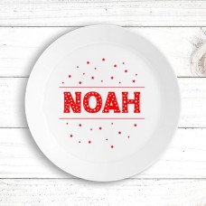 Christmas Stars Kids' Plate