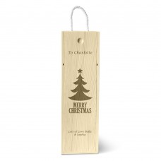Christmas Tree Single Wine Box