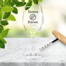 Couple Design Wine Glass