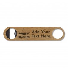 NRL Cowboys Wooden Bottle Opener