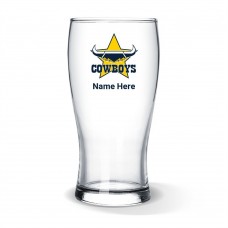 NRL Cowboys Standard Beer Glass