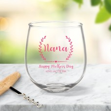 Crest Stemless Wine Glass