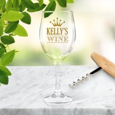 Crown Wine Glass