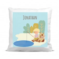 My Adventure - Fishing Boy Cushion Cover