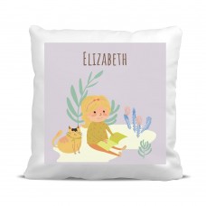 My Adventure - Reading Girl Cushion Cover