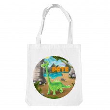 Dinosaur White Tote Bag