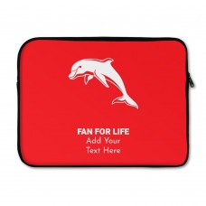 NRL Dolphins Laptop Sleeve