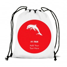 NRL Dolphins Drawstring Sports Bag