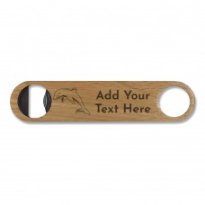 NRL Dolphins Wooden Bottle Opener