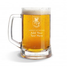 NRL Dragons Glass Beer Mug