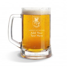 NRL Dragons Christmas Glass Beer Mug