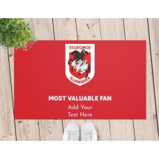 NRL Dragons Door Mat