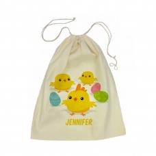 Easter Chicks Drawstring Bag