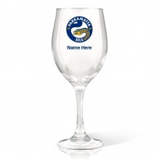 NRL Eels Wine Glass