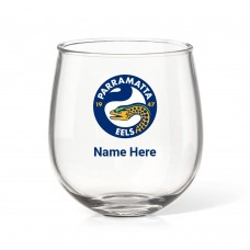 NRL Eels Stemless Wine Glass