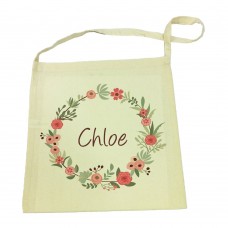 Flower Wreath Tote Bag